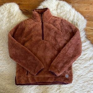 Marine Layer Sherpa Fleece Half Zip Pullover